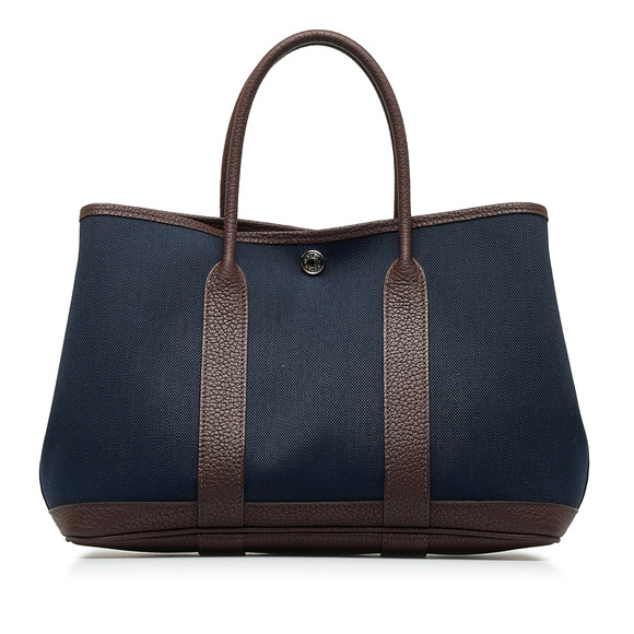 Hermes Handbags - HERMES Toile Garden Party TPM Tote Bag